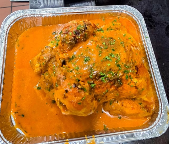 Oven Baked Whole Chicken.