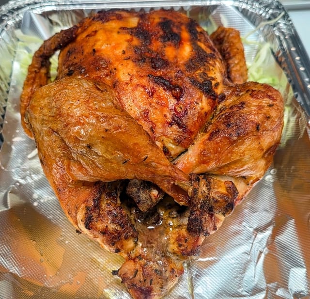 Roasted Whole Chicken.