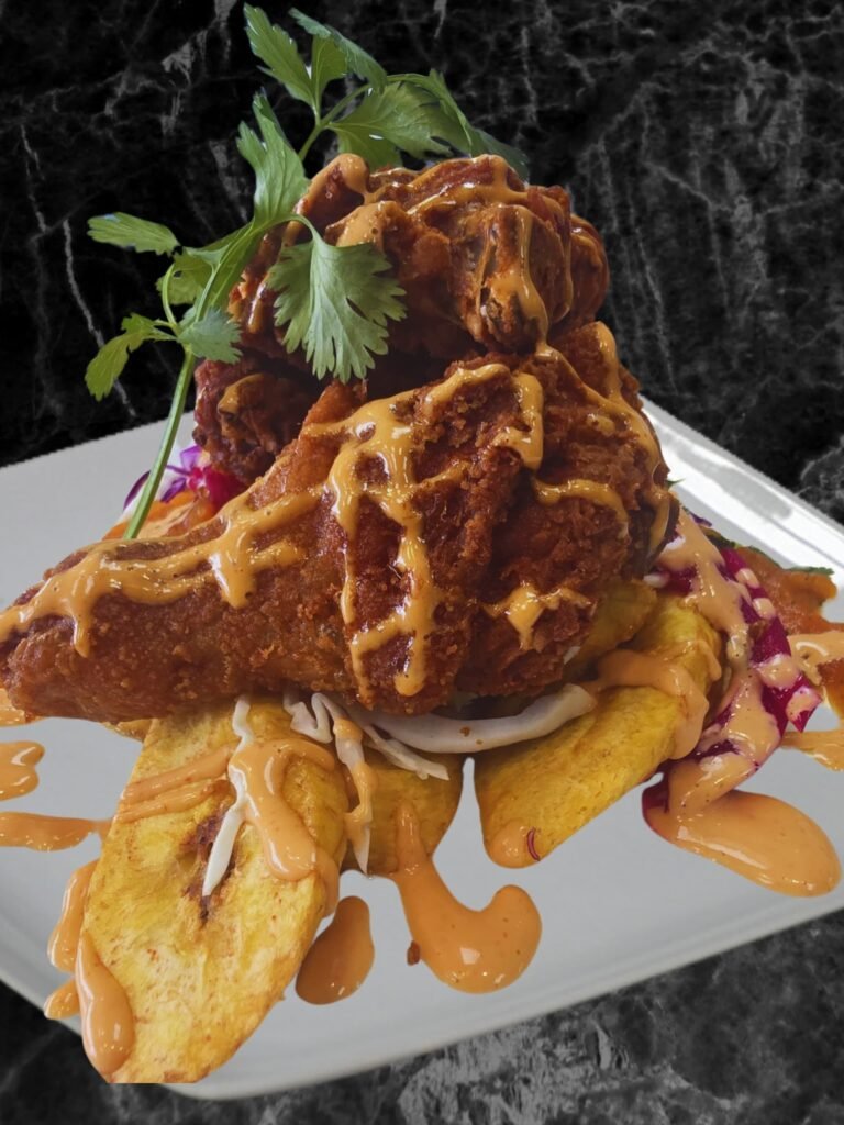 pollo con tajadas